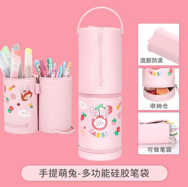 cute creative simple soft silicone pencil case multifunctional portable bag organizer storage pouch stationery school student bags
cute creative simple soft silicone pencil case multifunctional portable bag organizer storage pouch stationery school student bags