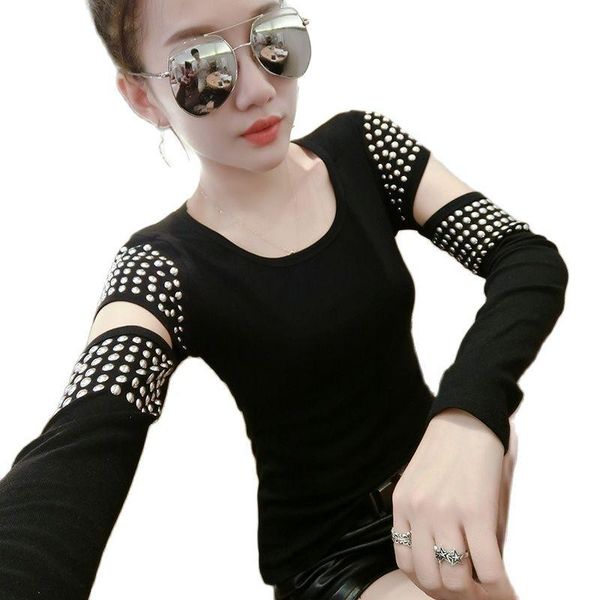 women's t-shirt diamond t shirt women 2021 rivet bottoms gothic punk rhinestone tees beading beads blouse, White
women's t-shirt diamond t shirt women 2021 rivet bottoms gothic punk rhinestone tees beading beads blouse, White