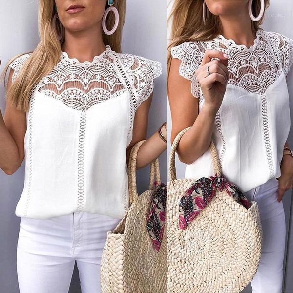 women blouses summer 2021 womens lace patchwork black sleeveless solid shirt white blouse casual fashion female women's & shirts
women blouses summer 2021 womens lace patchwork black sleeveless solid shirt white blouse casual fashion female women's & shirts