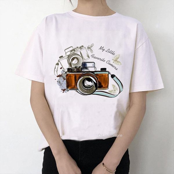 retro camera watercolor flowers womens t shirt printed vintage tee femme white graphic clothes
retro camera watercolor flowers womens t shirt printed vintage tee femme white graphic clothes