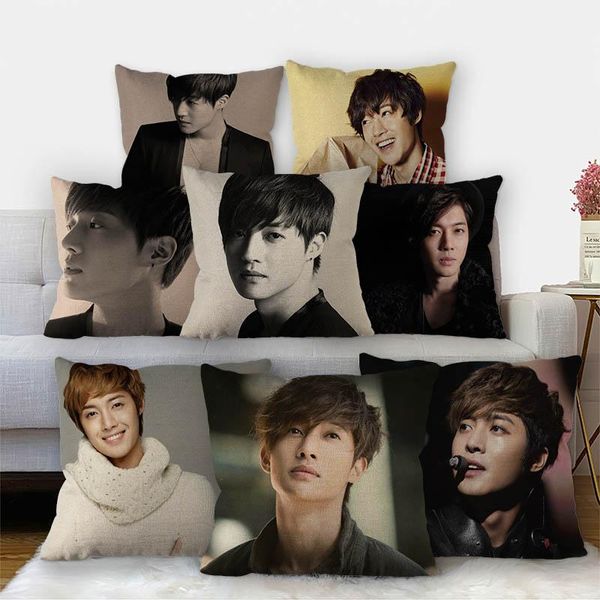 pillow case custom kim hyun joong pillowcase home textile cotton linen fabric 45x45cm one side decoration cover 11-17
pillow case custom kim hyun joong pillowcase home textile cotton linen fabric 45x45cm one side decoration cover 11-17