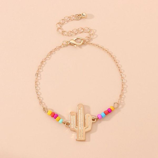 fashion simple cactus plant colorful beads bracelet creative women's gold hands chain accessories charming party jewelry gift link,, Black
fashion simple cactus plant colorful beads bracelet creative women's gold hands chain accessories charming party jewelry gift link,, Black