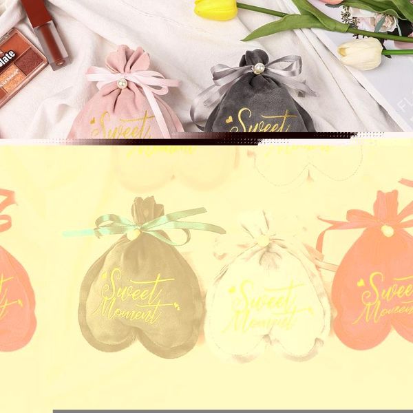 gift wrap 5pcs/set creative jewelry storage pouch baby shower portable candy bag wedding favors velvet heart shaped
gift wrap 5pcs/set creative jewelry storage pouch baby shower portable candy bag wedding favors velvet heart shaped