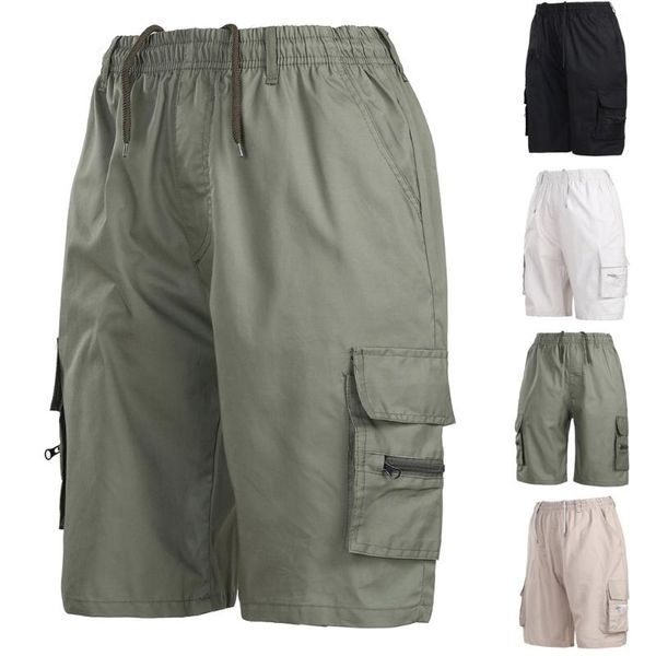 men's shorts 2021 summer mens military cargo tactical men cotton loose work casual short pants plus size with drawstring, White;black
men's shorts 2021 summer mens military cargo tactical men cotton loose work casual short pants plus size with drawstring, White;black