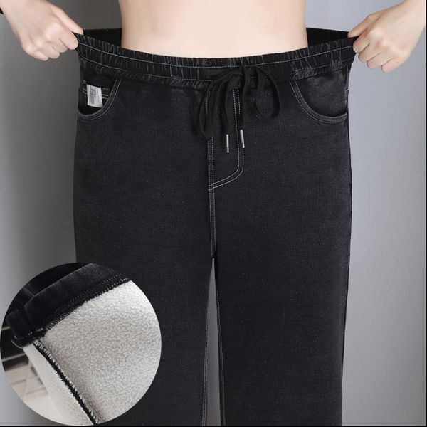 plus women pant velvet snow jeans casual pants high waist winter elastic pencil fashion denim trousers size, Black;white
plus women pant velvet snow jeans casual pants high waist winter elastic pencil fashion denim trousers size, Black;white