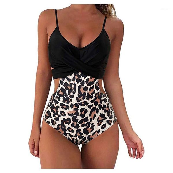 4# leopard print swimsuit for women high waist bikinis wrap cut out one piece bikini bathing suit swimwear women's, White;black
4# leopard print swimsuit for women high waist bikinis wrap cut out one piece bikini bathing suit swimwear women's, White;black