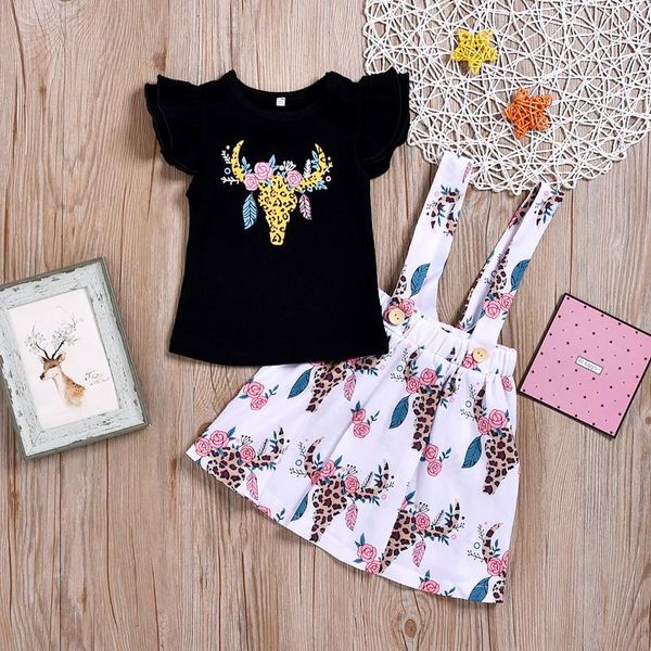 summer girl crew neck short sleeve cotton animal thin section europe america 2021 black western style strap dress two-piece clothing sets, White
summer girl crew neck short sleeve cotton animal thin section europe america 2021 black western style strap dress two-piece clothing sets, White