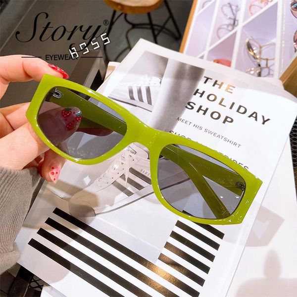 retro rectangle green sunglasses women men 2021 design vintage leopard frame square sun glasses uv400 s8955f, White;black
retro rectangle green sunglasses women men 2021 design vintage leopard frame square sun glasses uv400 s8955f, White;black