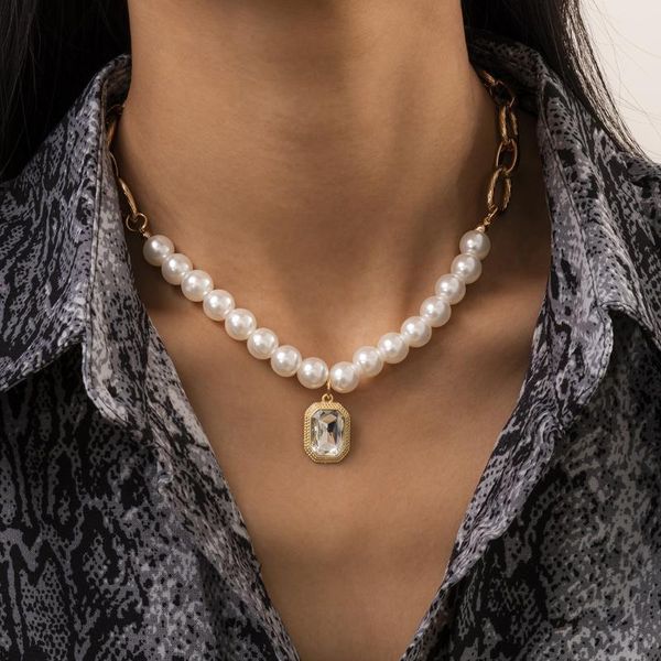 pendant necklaces imitation pearl stitching clavicle necklace retro simple round bead for women girls fashion jewelry gift, Silver
pendant necklaces imitation pearl stitching clavicle necklace retro simple round bead for women girls fashion jewelry gift, Silver