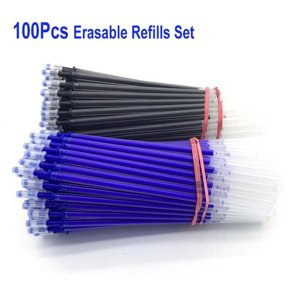100pcs/set erasable pen refill rod 0.5mm blue black red ink office school writing stationery gel accessory pens
100pcs/set erasable pen refill rod 0.5mm blue black red ink office school writing stationery gel accessory pens