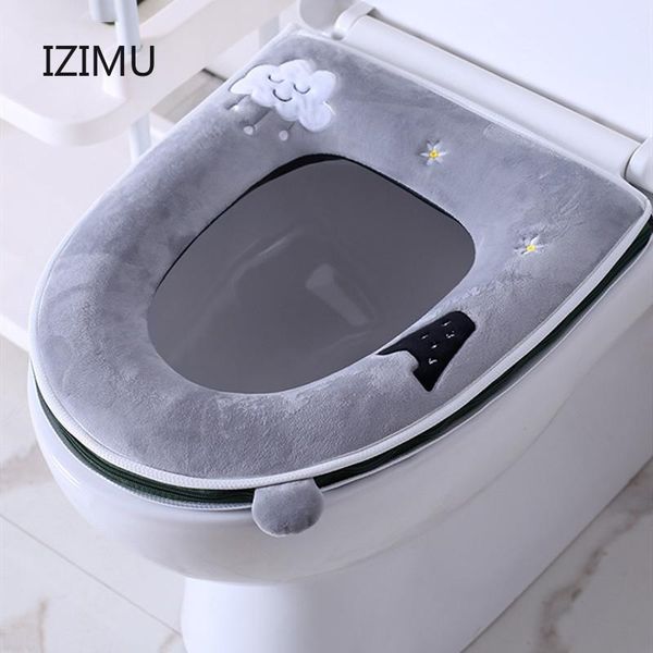 toilet seat covers izimu universal plush cushion household warm soft thicken cover winter waterproof wc mat bathroom products
toilet seat covers izimu universal plush cushion household warm soft thicken cover winter waterproof wc mat bathroom products