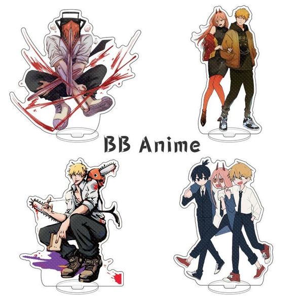 keychains anime chainsaw man acrylic figure standing card power himeno keychain bl model plate desk decor sign gift, Silver
keychains anime chainsaw man acrylic figure standing card power himeno keychain bl model plate desk decor sign gift, Silver