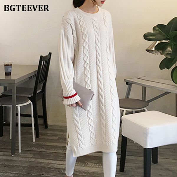 dresses vintage loose twisted women autumn winter warm o-neck sweater dress female casual split knitted vestidos hc1e, Black;gray
dresses vintage loose twisted women autumn winter warm o-neck sweater dress female casual split knitted vestidos hc1e, Black;gray