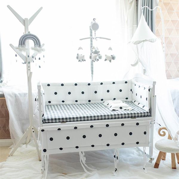 6pcs baby bedding set crib bed bumper borns 100%cotton comfortable children's protector washable sets
6pcs baby bedding set crib bed bumper borns 100%cotton comfortable children's protector washable sets