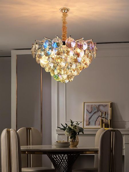 chandeliers postmodern luxury colorful crystal villa led chandelier decorative lighting in dining room,living room and bedroom hanging lamp
chandeliers postmodern luxury colorful crystal villa led chandelier decorative lighting in dining room,living room and bedroom hanging lamp
