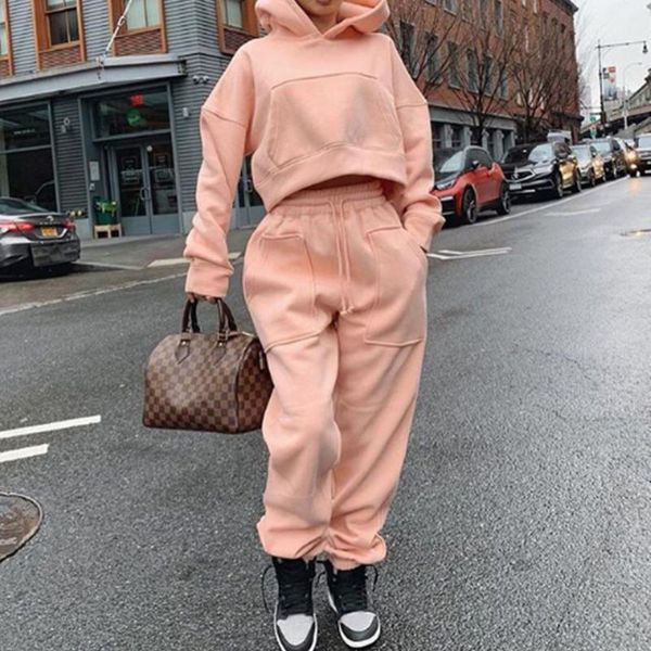 women's two piece pants 2021 autumn fashion solid color casual suit female temperament hooded long-sleeved elastic high-waist two-piece, White
women's two piece pants 2021 autumn fashion solid color casual suit female temperament hooded long-sleeved elastic high-waist two-piece, White