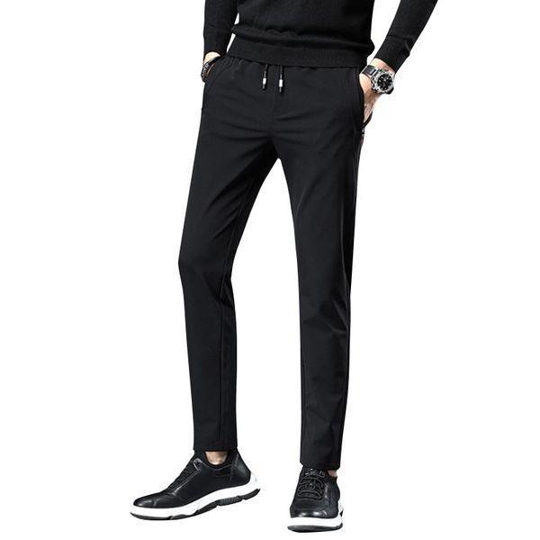 men's pants 2021 autumn and winter brand looser casual stretch warm sweatpants, Black
men's pants 2021 autumn and winter brand looser casual stretch warm sweatpants, Black