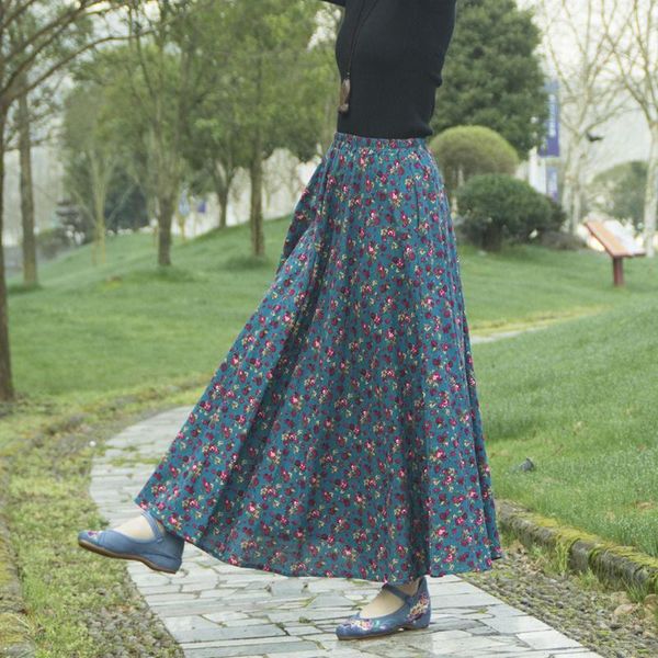 skirts lugentolo printed big swing women 2021 spring summer cotton linen empire a-line long, Black
skirts lugentolo printed big swing women 2021 spring summer cotton linen empire a-line long, Black