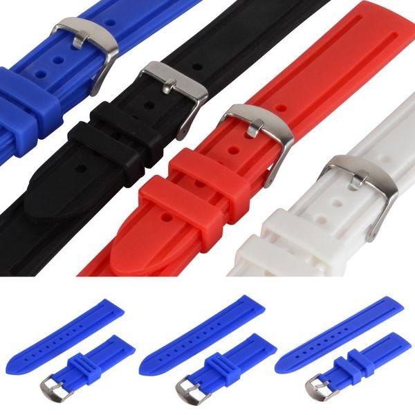 watch bands 20mm 22mm 24mm universal silicon strap fashion sport outdoor watchband electronic wristwatch adjustable rubber 4 colors, Black;brown
watch bands 20mm 22mm 24mm universal silicon strap fashion sport outdoor watchband electronic wristwatch adjustable rubber 4 colors, Black;brown