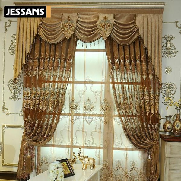 curtain & drapes 2021 finished double-sided cashmere jacquard large hollow embroidery
curtain & drapes 2021 finished double-sided cashmere jacquard large hollow embroidery