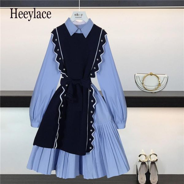 two piece dress beading women sweet korean autumn winter sleeveless vest sweaters and single breasted high waist ruffles shirt sets office, White
two piece dress beading women sweet korean autumn winter sleeveless vest sweaters and single breasted high waist ruffles shirt sets office, White