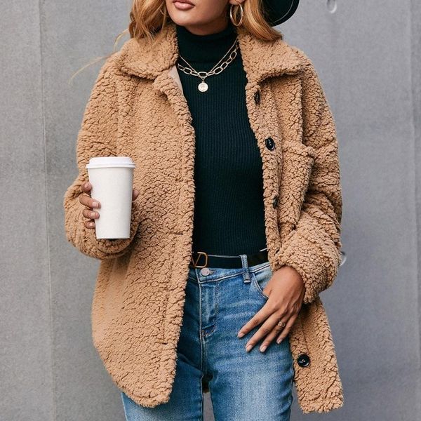 women's jackets loose casual big lapel double-sided plush coat lamb wool windbreaker winter jacket female, Black;brown
women's jackets loose casual big lapel double-sided plush coat lamb wool windbreaker winter jacket female, Black;brown