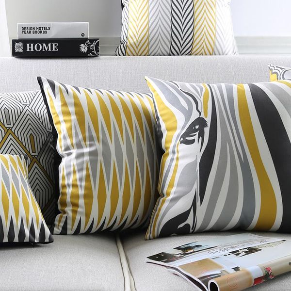modern grey geometric cushion cover zebra aztec stripes throw pillow case gray yellow decorative velvet lumbar cushions cases cushion/decora
modern grey geometric cushion cover zebra aztec stripes throw pillow case gray yellow decorative velvet lumbar cushions cases cushion/decora