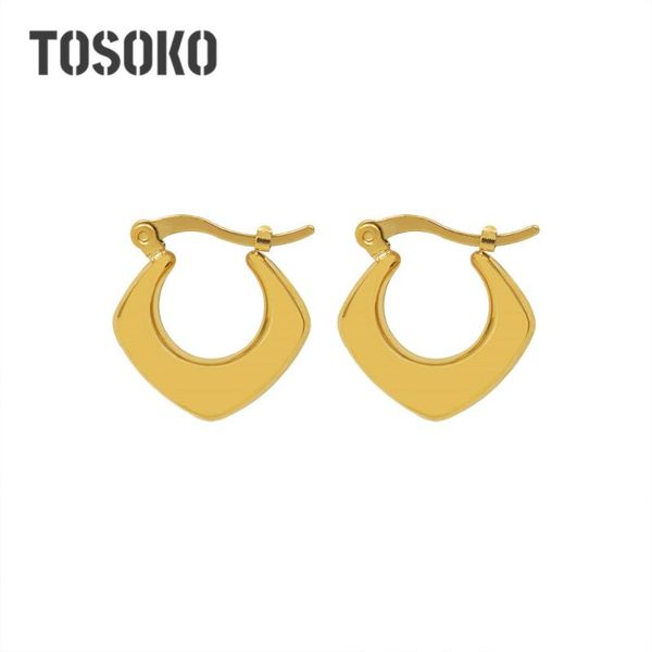 hoop & huggie tosoko stainless steel jewelry geometric prismatic earrings women's fashion bsf454, Golden;silver
hoop & huggie tosoko stainless steel jewelry geometric prismatic earrings women's fashion bsf454, Golden;silver