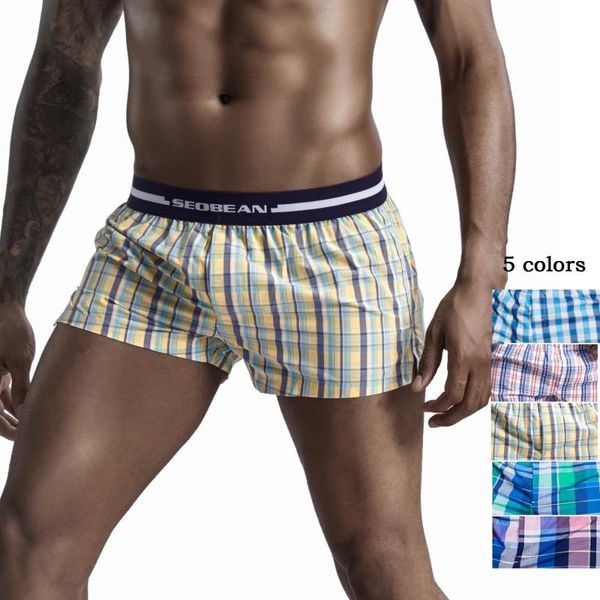 front open men cotton pajama boxer shorts u bag lined plaid tracksuit home pyjama man sleep casual short cortos hombres men's, White;black
front open men cotton pajama boxer shorts u bag lined plaid tracksuit home pyjama man sleep casual short cortos hombres men's, White;black
