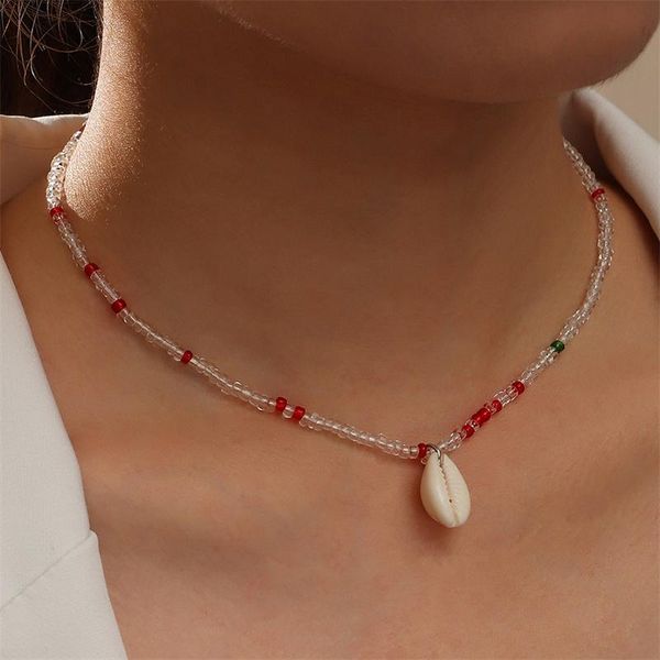 pendant necklaces beach style simple shell necklace fashion bohemian color rice bead beaded party jewelry accessories female, Silver
pendant necklaces beach style simple shell necklace fashion bohemian color rice bead beaded party jewelry accessories female, Silver
