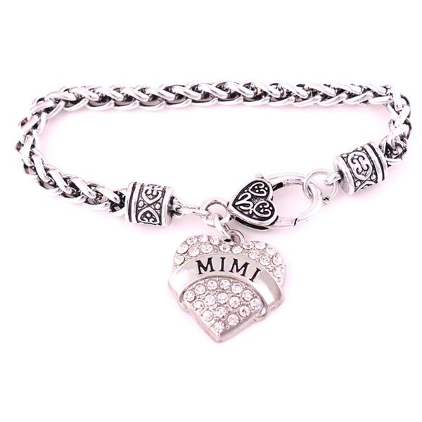 charm bracelets high grade women jewelry bracelet mimi written wheat link chain heart pendant crystals zinc alloy drop, Golden;silver
charm bracelets high grade women jewelry bracelet mimi written wheat link chain heart pendant crystals zinc alloy drop, Golden;silver