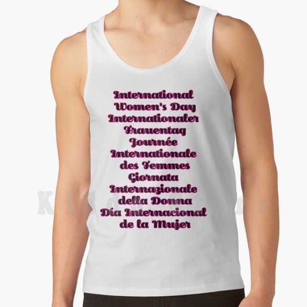 men' tank international women' day vest sleeveless womens internationaler frauentag journee, White;black
men' tank international women' day vest sleeveless womens internationaler frauentag journee, White;black