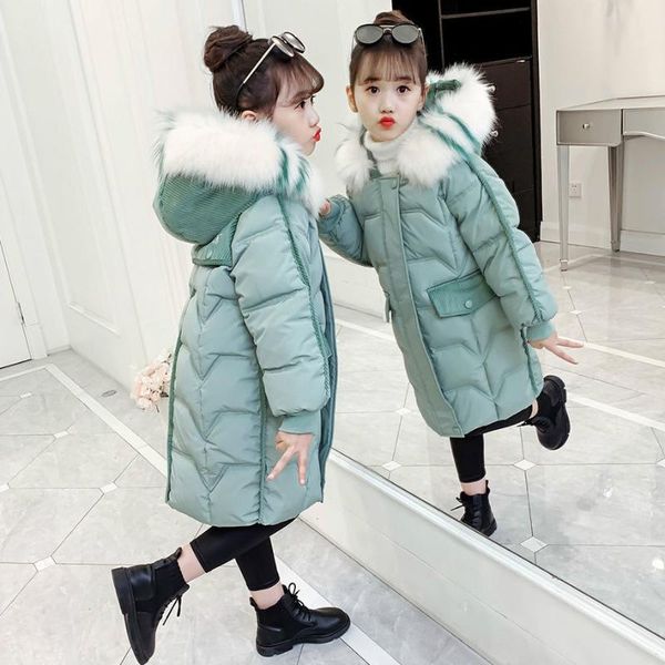 down coat girls winter thicken plus velvet jacket 2021 korean version of children fashion thick padded coats long clothes 4 to14 years, Blue;gray
down coat girls winter thicken plus velvet jacket 2021 korean version of children fashion thick padded coats long clothes 4 to14 years, Blue;gray