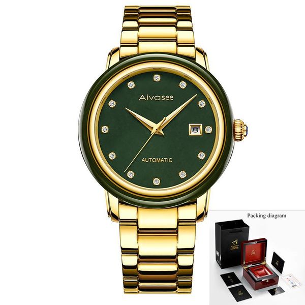 men watch natural jade diamond business male watches fashion carnival trend creative 1963 man wristwatches, Slivery;brown
men watch natural jade diamond business male watches fashion carnival trend creative 1963 man wristwatches, Slivery;brown