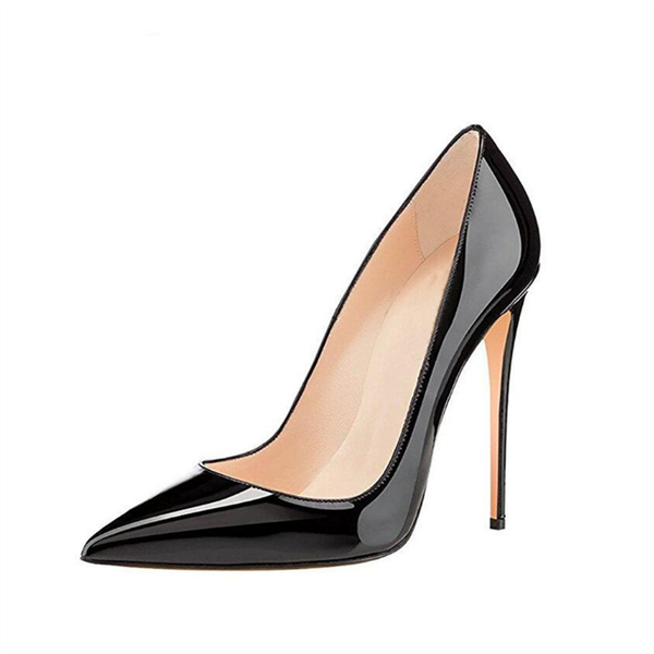 dress shoes 12cm office thin heels pumps women pointed toe patent leather wedding woman chaussures femme, Black
dress shoes 12cm office thin heels pumps women pointed toe patent leather wedding woman chaussures femme, Black