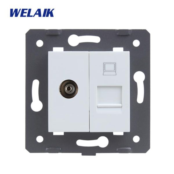 smart home control welaik eu-standard tv-rj45 cat6 computer socket diy-parts wall-tv computer-socket parts-without glass-panel a8tvcow/b
smart home control welaik eu-standard tv-rj45 cat6 computer socket diy-parts wall-tv computer-socket parts-without glass-panel a8tvcow/b