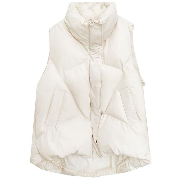 women's vests solid sleeveless vest for women cotton padded clothing autumn winter jacket stand collar casual ladies waistcoat y935, Black;white
women's vests solid sleeveless vest for women cotton padded clothing autumn winter jacket stand collar casual ladies waistcoat y935, Black;white