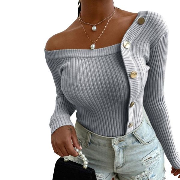women's t-shirt ladies fashion cold shoulder patchwork knitted women long sleeve asymmetrical collar slim fit button casual t-shir, White
women's t-shirt ladies fashion cold shoulder patchwork knitted women long sleeve asymmetrical collar slim fit button casual t-shir, White