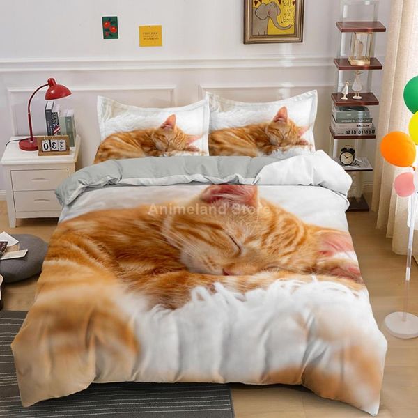 bedding sets lovely little cat set animal 3d bed linen quilt duvet cover home textile decor twin single king size fashion
bedding sets lovely little cat set animal 3d bed linen quilt duvet cover home textile decor twin single king size fashion