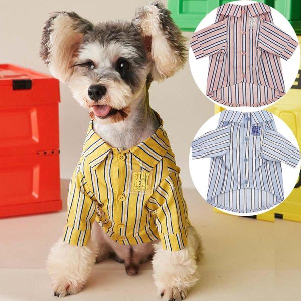 spring and summer dog shirts british style stripe cotton pet puppy t-shirt clothes for small medium dogs cat apparel
spring and summer dog shirts british style stripe cotton pet puppy t-shirt clothes for small medium dogs cat apparel