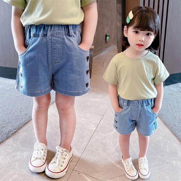 baby short jeans heart pattern girl casual style denim infantil summer kid clothes, Blue
baby short jeans heart pattern girl casual style denim infantil summer kid clothes, Blue