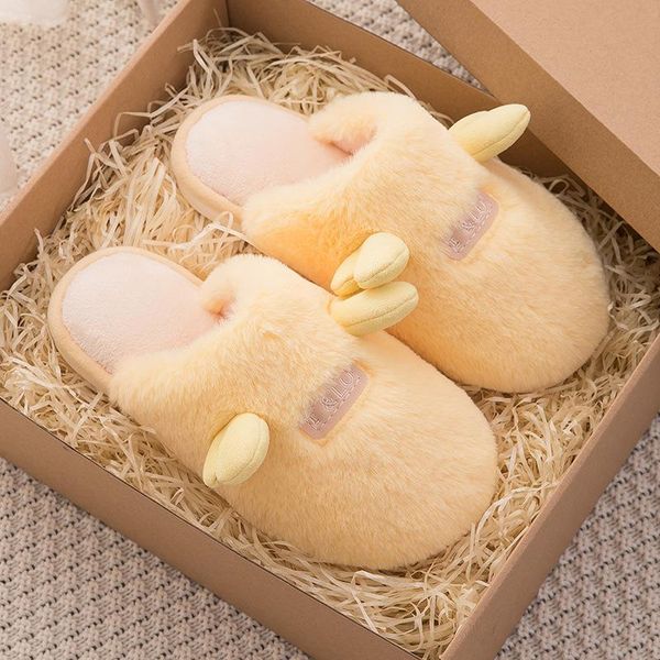 slippers women winter shoes comfort cute ears fur non-slip soft warm home indoor bedroom children couples floor, Black
slippers women winter shoes comfort cute ears fur non-slip soft warm home indoor bedroom children couples floor, Black