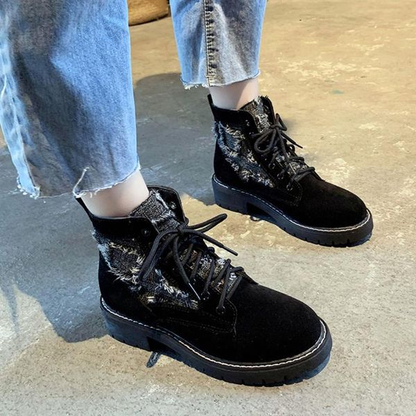 boots women suede warmer hiking snow ladies fashion girls shoes woman patchwork thick lace-up short bootie, Black
boots women suede warmer hiking snow ladies fashion girls shoes woman patchwork thick lace-up short bootie, Black
