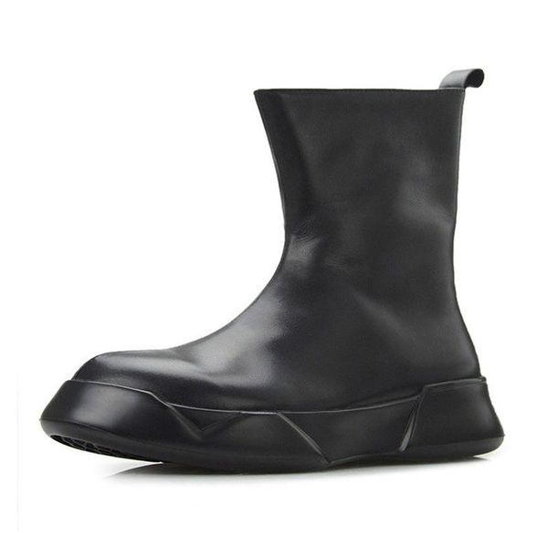 boots winter high fur lining mens warm thicken platform genuine leather man shoes footwear zipper casual botas, Black
boots winter high fur lining mens warm thicken platform genuine leather man shoes footwear zipper casual botas, Black