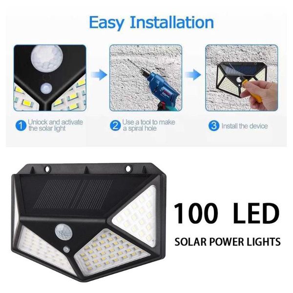 solar light 100 leds lamp pir motion sensor wall ip65 waterproof garden lights outdoor security lamps
solar light 100 leds lamp pir motion sensor wall ip65 waterproof garden lights outdoor security lamps