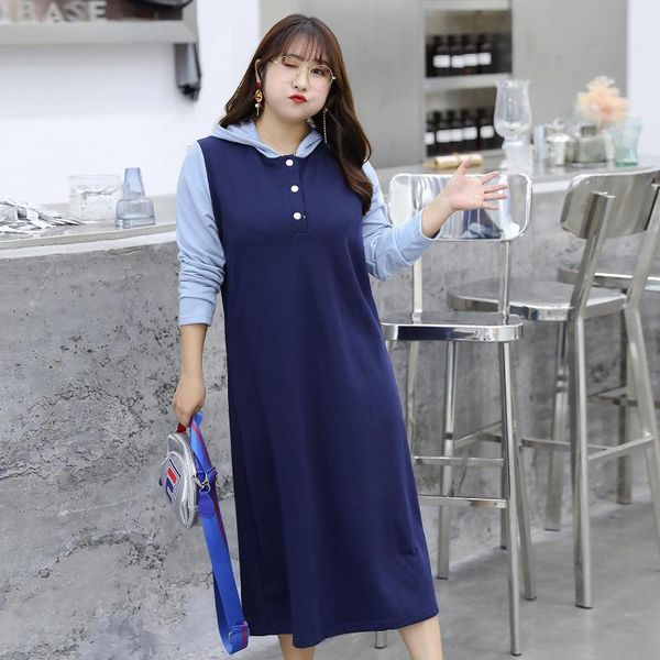 casual dresses autumn large size women hoodies dress fashion loose solid long plus office big 4xl, Black;gray
casual dresses autumn large size women hoodies dress fashion loose solid long plus office big 4xl, Black;gray