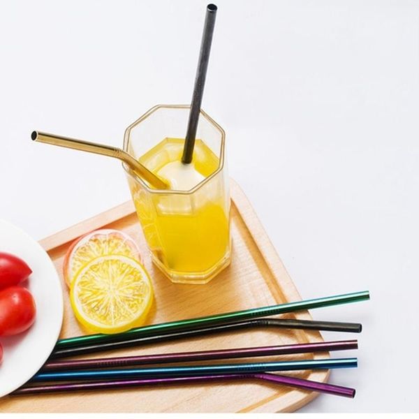 drinking straws 304 stainless steel metal straw reusable environment-friendly + cleaner brush storage bag for bar juice
drinking straws 304 stainless steel metal straw reusable environment-friendly + cleaner brush storage bag for bar juice