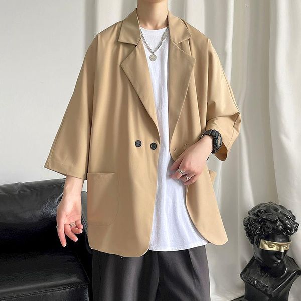 men's jackets oversized casual men jacket suit coat loose ice silk summer harajuku male shirts fashion clothing sunscreen, Black;brown
men's jackets oversized casual men jacket suit coat loose ice silk summer harajuku male shirts fashion clothing sunscreen, Black;brown