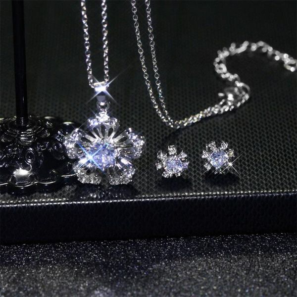 earrings & necklace zhouyang flower jewelry set for women silver color shiny zircon fashion korean gifts wholesale kas069
earrings & necklace zhouyang flower jewelry set for women silver color shiny zircon fashion korean gifts wholesale kas069
