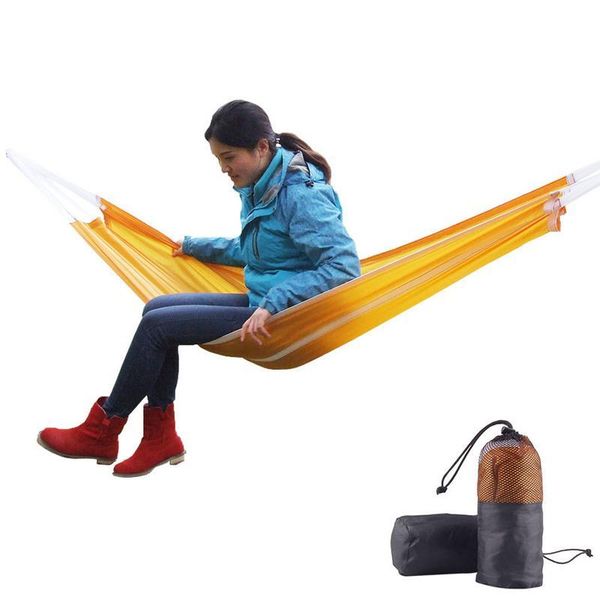 portable nylon single person outdoor hammock travel hiking backpacking camping tents and shelters
portable nylon single person outdoor hammock travel hiking backpacking camping tents and shelters